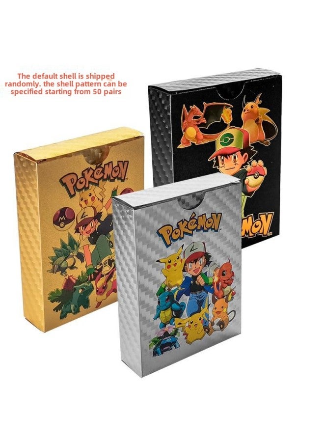 Pokemon 55 Elf Pokémon Gold Foil Cards Animation Peripheral Products Spot Wholesale-Color:Pokemon Colorful (english Version)  - Image 3