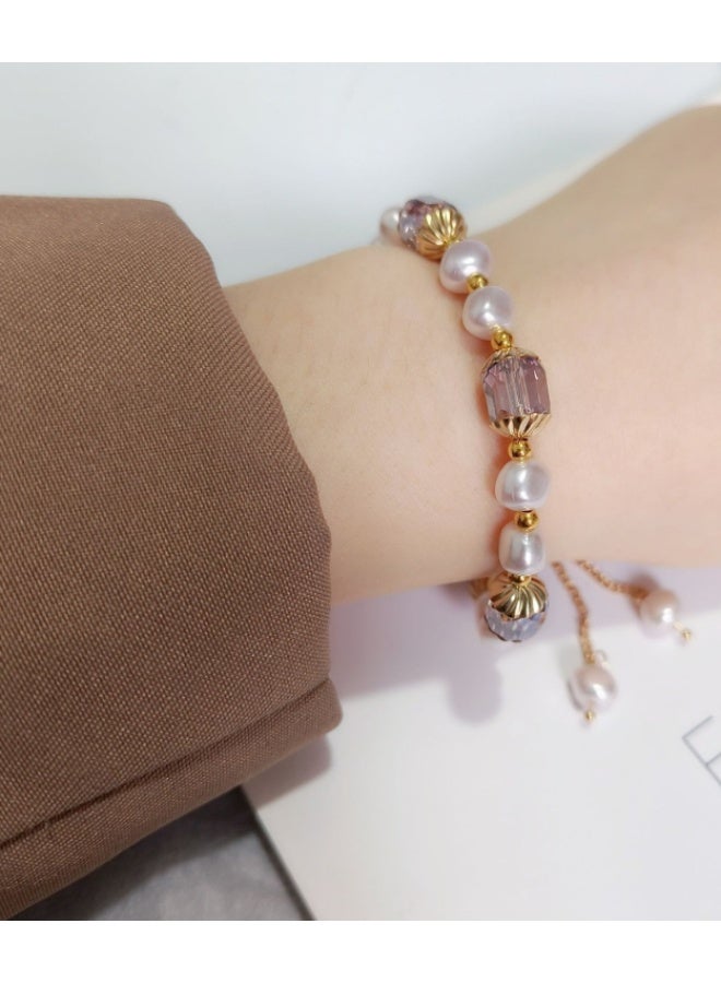 لاتين سوار من اللؤلؤ الصناعي للنساء، هدية أنيقة - Image 1