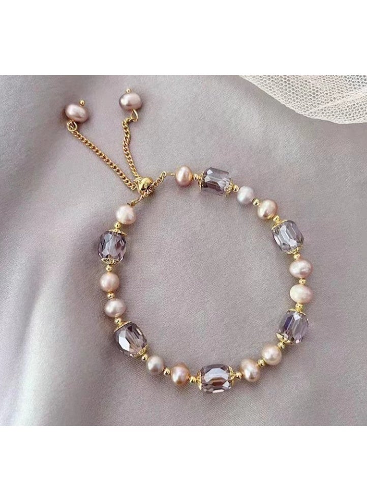 لاتين سوار من اللؤلؤ الصناعي للنساء، هدية أنيقة - Image 3