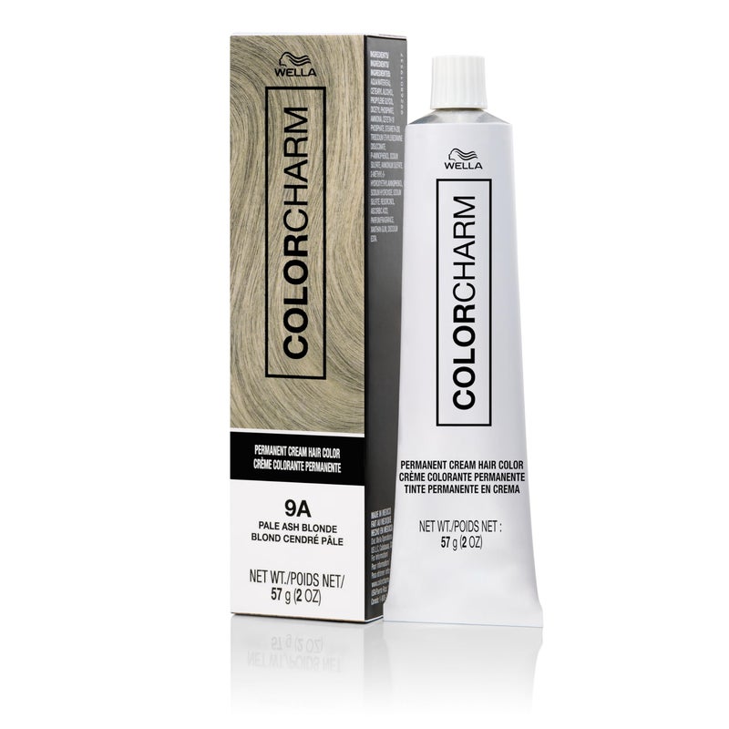 COLORCHARM Permanent Cream Hair Color, 9A Pale Ash Blonde, 2 oz. - Image 1