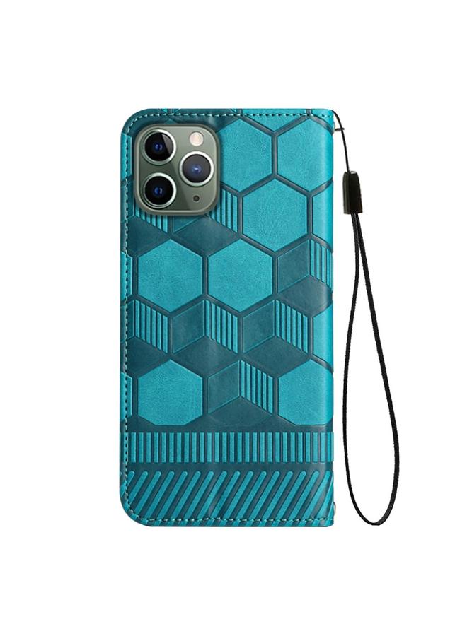 S-TOP Case For iPhone 11 Pro Max Football Texture Magnetic Leather Flip Phone Case - Image 3