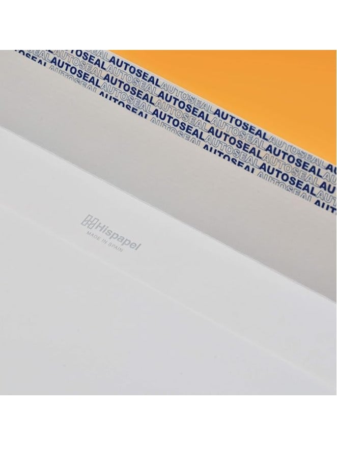 Hispapel Cash Envelopes or Multipurpose Auto Seal 110 x 220 MM (White, 50 per pack) - Image 4