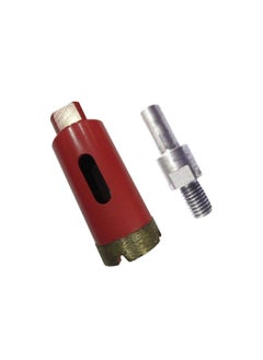 EXCEL IMPEX Excel Impex Metal Bond Diamond Core Bit M10 Inner Thread 32 mm Dia with drill attachment adapter for marble granite concrete ceramic tiles  - Image 1