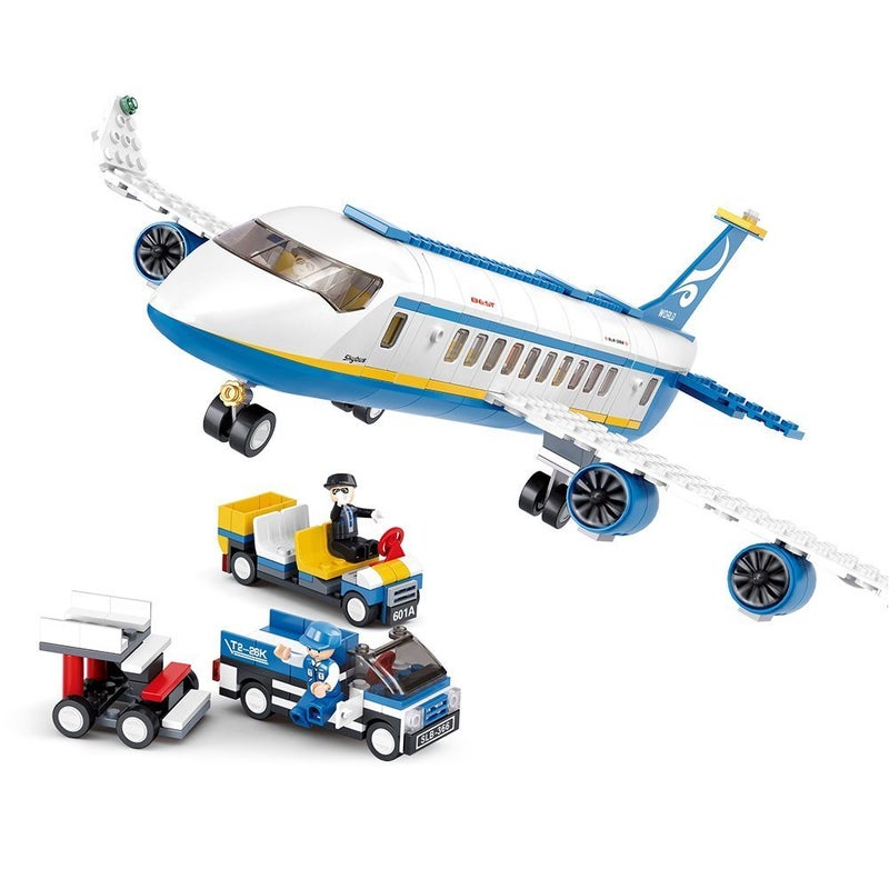 Sluban Aviation Blocks Plane Bricks Toy-Airbus (M38-B0366), 463 pieces - Image 2