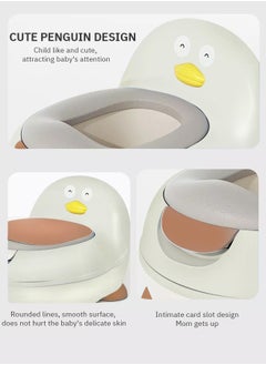 BAYBEE Ducky Western Toilet Kids Potty Seat for Baby Baby Potty Training Seat Chair with Closing Lid Tray Kids Toilet Seat Baby Potty Seat for Toddlers Kids 1 to 6 Years Boys Girl White Pink  - Image 2