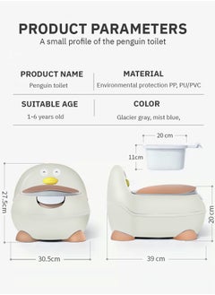 BAYBEE Ducky Western Toilet Kids Potty Seat for Baby Baby Potty Training Seat Chair with Closing Lid Tray Kids Toilet Seat Baby Potty Seat for Toddlers Kids 1 to 6 Years Boys Girl White Pink  - Image 3