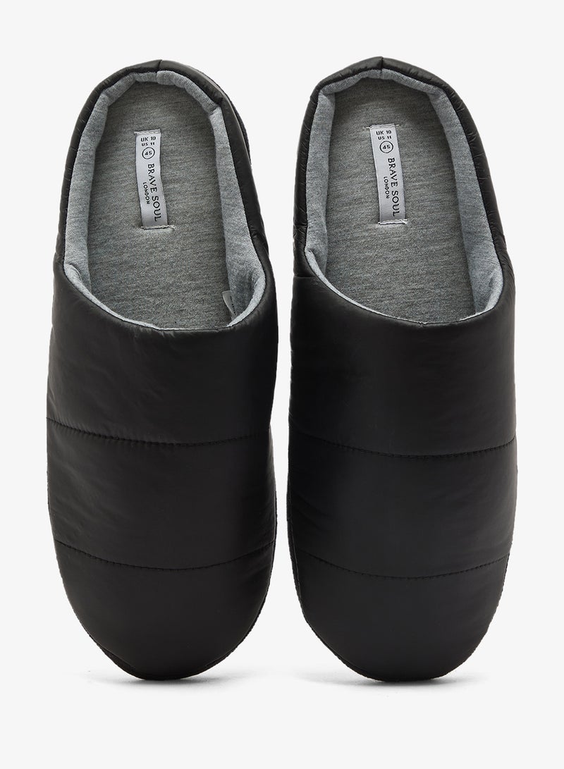 BRAVE SOUL MENS PADDED SHINE SLIPPERS - Image 4
