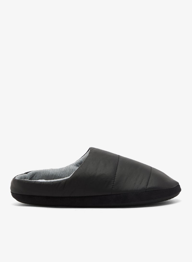 BRAVE SOUL MENS PADDED SHINE SLIPPERS - Image 1