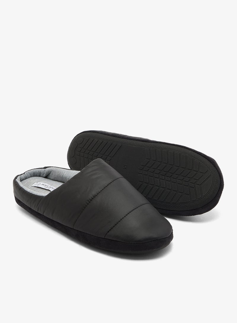 BRAVE SOUL MENS PADDED SHINE SLIPPERS - Image 3