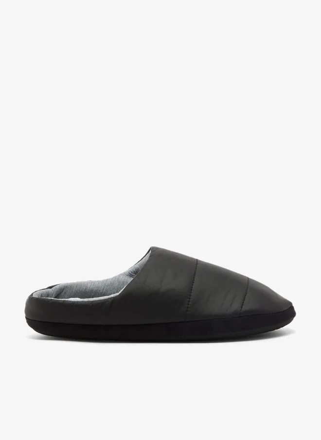 MENS PADDED SHINE SLIPPERS