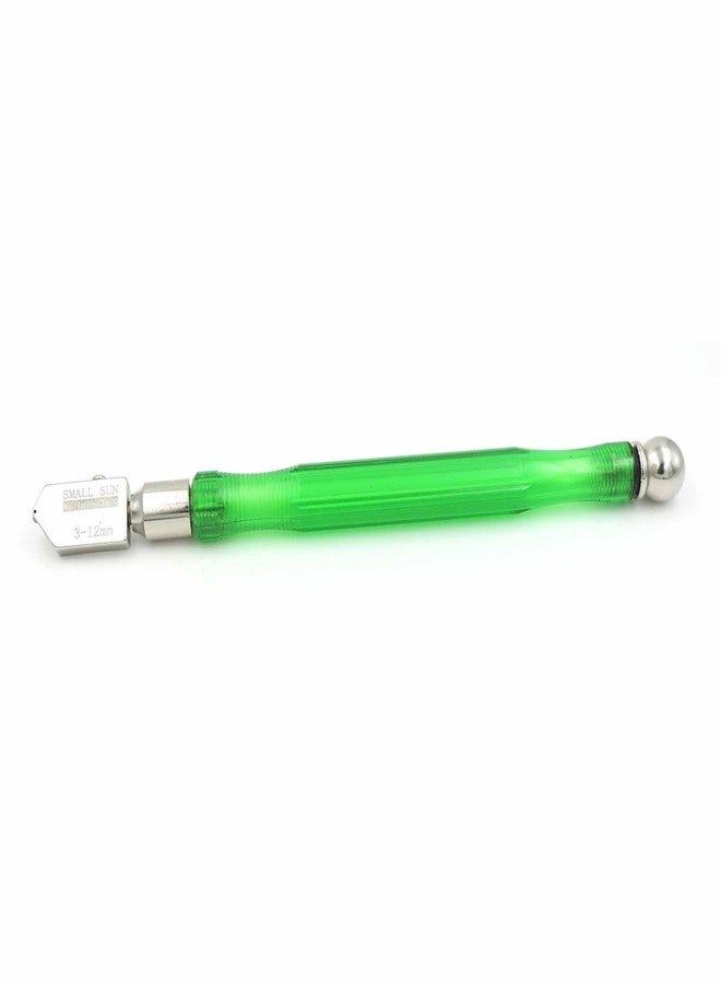 UPTODATETOOLS أداة قطع الزجاج/الزيت الصغيرة من نوع عجلة الشمس من UPTODATETOOLS، تصميم ممتاز واحترافي، هيكل متين ومريح، لون أخضر عشبي شفاف، قطر القطع من 3 مم إلى 12 مم - Image 3