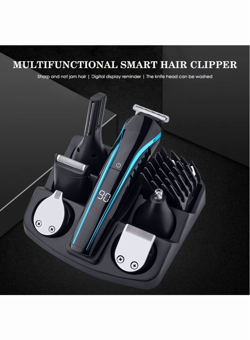 Generic 11-in-1 Men's Beard and Mustache Electric Trimmer Kit, Cordless Body and Nose Hair Razors, Set of Beard Clippers, USB Rechargeable Battery, Shaver for Men, Lifetime Self-Sharp Blades  - Image 1