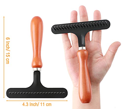 Astfys Hand Held Carpet Rake, Making Carpets Fluffy Again, Clean Hair, Let Carpet Restore Softness (Iron, Black) - Image 2