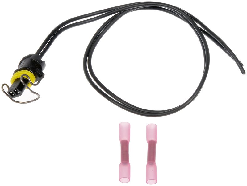 Dorman 645-1001 2 Wire Pigtail - Waterproof Male Connector With Female Terminals And Clip - Image 1