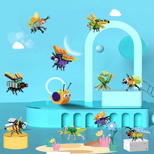 BRICHBROW Party Favors for Kids - 12 Pack Animals Building Blocks for Goodie Bags Stocking Stuffers Classroom Prizes Birthday Gifts Toy Building Sets for Kids 6-12yrs - Image 2