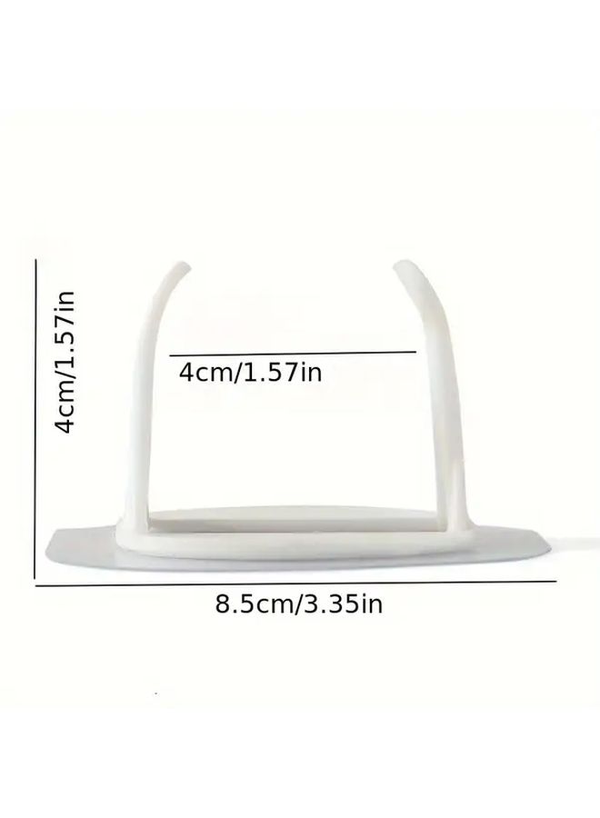 6 Pcs No Drill Plastic Hose Clamps For Washing Machine Air Conditioner Grey - Image 3