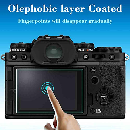 ULBTER Screen Protector for Fujifilm X100VI X100V X-T4 Fuji XT4 Camera & Hot Shoe Cover [3Pack], Tempered Glass Saver 0.3mm 9H Hardness Anti-Scrach Anti-Bubble - Image 4