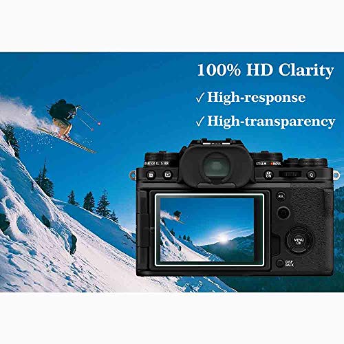 ULBTER Screen Protector for Fujifilm X100VI X100V X-T4 Fuji XT4 Camera & Hot Shoe Cover [3Pack], Tempered Glass Saver 0.3mm 9H Hardness Anti-Scrach Anti-Bubble - Image 5