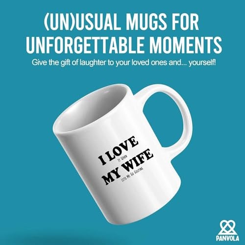 Panvola I Love It When My Wife Lets Me Go Golfing Funny Golf Gifts For Husband From Wife Player Lover Novelty Drinkware Ceramic Mug 11 oz White - Image 2