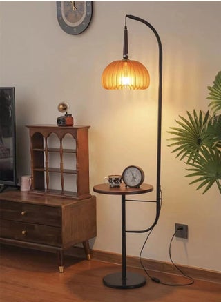 1-Piece Coffee Table With Lamp Sofa Table Bedroom Side Table Brown/Black 29x155 Centimeter - pzsku/ZFFC57B21B4B88A188148Z/45/_/1737574632/326fe8b3-f820-4c50-88fc-22c5fb907fbb