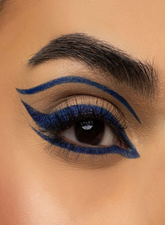 bareMinerals Mineralist Lasting Eyeliner – Sapphire | Long-Wear Waterproof Creamy Retractable Pencil Eyeliner with Avocado Oil & Aloe Vera – 0.35 g - Image 3