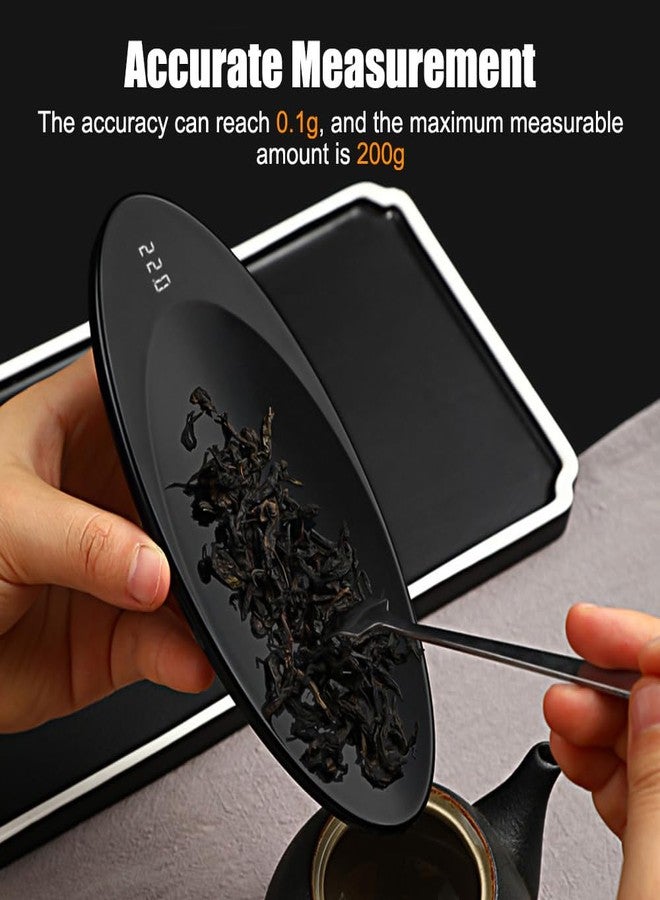 MiOYOOW Digital Measuring Scoop Scale, Mini Tea Scale Spoons 0.1 Gram Electronic Weighing Spoon with Clear Display for Tea Coffee Beans Flour - Image 5