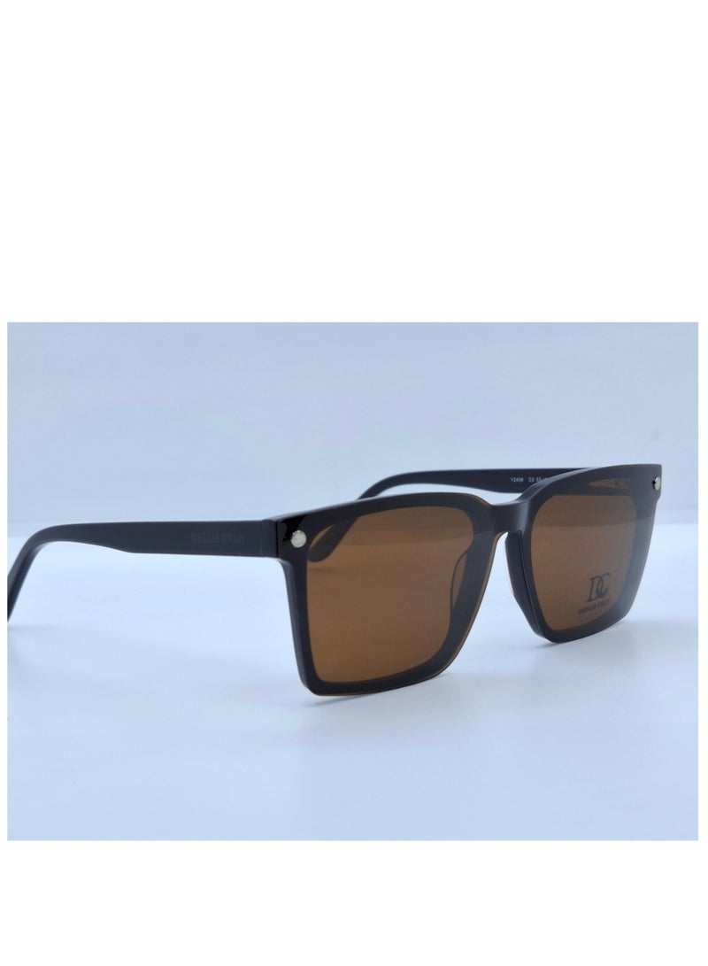 Generic Eye glasses frame with cover for the sun  - Image 2