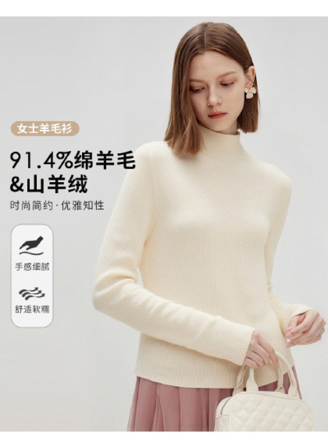 Fapai Skin-friendly, Warm, Easy-care, Versatile Basic Fashionable Inner Wear Wool Sweater - Image 1