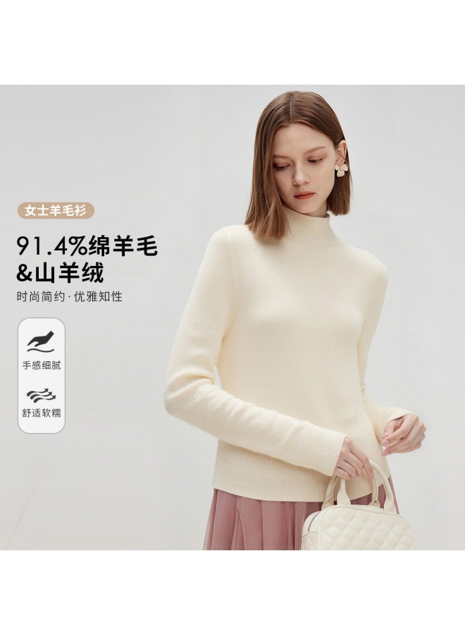 Fapai Skin-friendly, Warm, Easy-care, Versatile Basic Fashionable Inner Wear Wool Sweater - Image 2