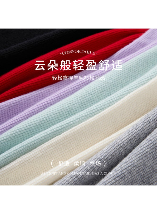 Fapai Skin-friendly, Warm, Easy-care, Versatile Basic Fashionable Inner Wear Wool Sweater - Image 5