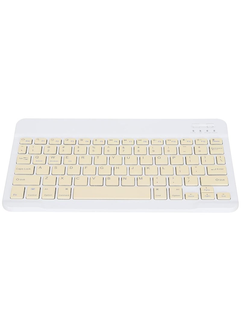 Generic - Mini Wireless Bluetooth AZERTY Keyboard, Compatible with All Brands | 78 Silent Keys | Ultra Slim, Silent Type Fast Keyboard for Tablet Computer Smartphone (Multicolor) - Image 1