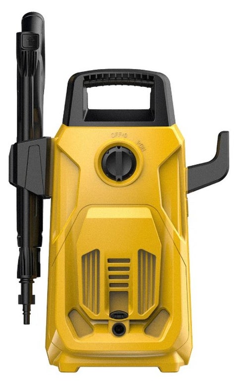 1400W High Pressure Portable Car Home And Garden Washer Machine 70 To 105 Bar Pressure Yellow 5.5 Liters 29X24X41 cm