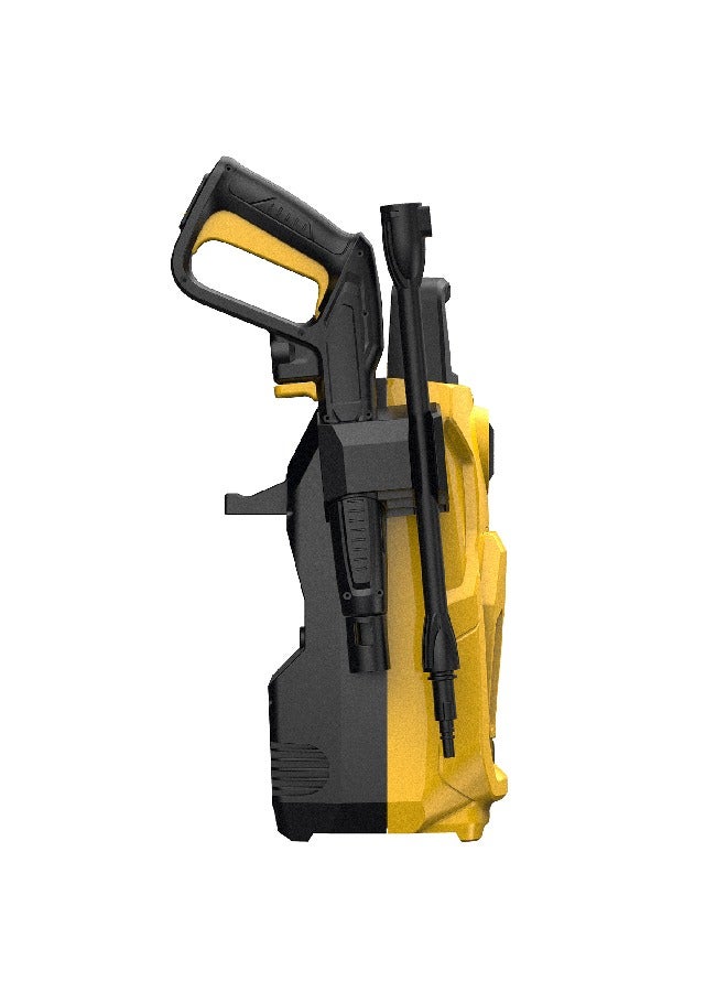 Noon East 1400W High Pressure Portable Car Home And Garden Washer Machine 70 To 105 Bar Pressure Yellow 5.5 Liters 29X24X41 cm - Image 2