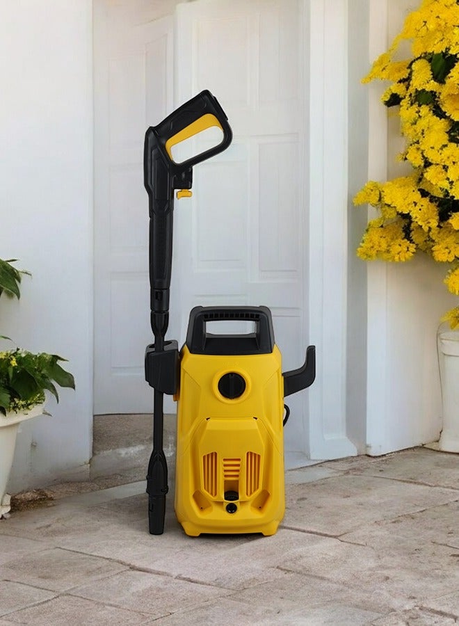 Noon East 1400W High Pressure Portable Car Home And Garden Washer Machine 70 To 105 Bar Pressure Yellow 5.5 Liters 29X24X41 cm - Image 5