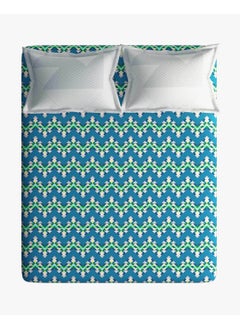 Portico New York Portico New York Marvella Printed Cotton 144TC Double Bedsheet with 2 Pillow Covers(224X254CM)  - Image 3