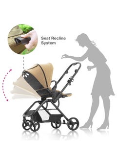 TEKNUM Teknum STROLL1 Reversible Travel Stroller - Khaki  - Image 5