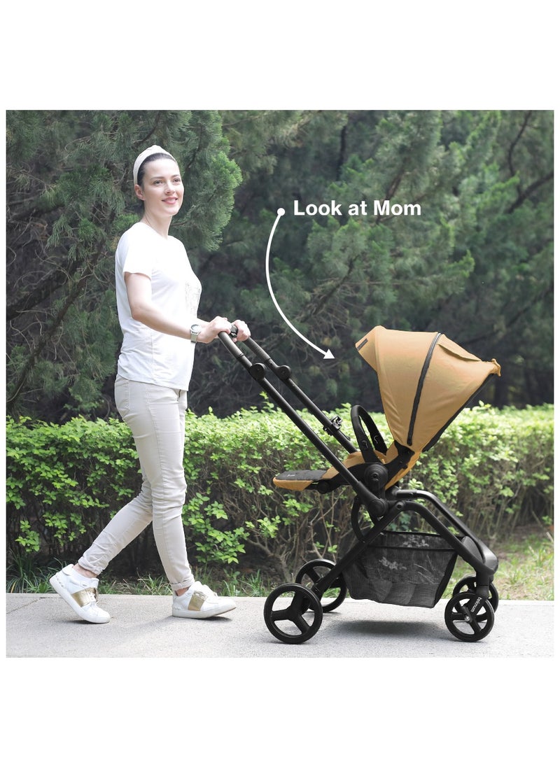 TEKNUM - عربة أطفال سفر قابلة للعكس من تكنوم STROLL1 - كاكي - Image 1