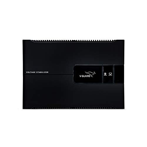 V-Guard Voltino TV Stabilizer | Applicable for Smart TVs up to 120cm (47)+Set Top Box | 2 Year Warranty | Black - Image 1