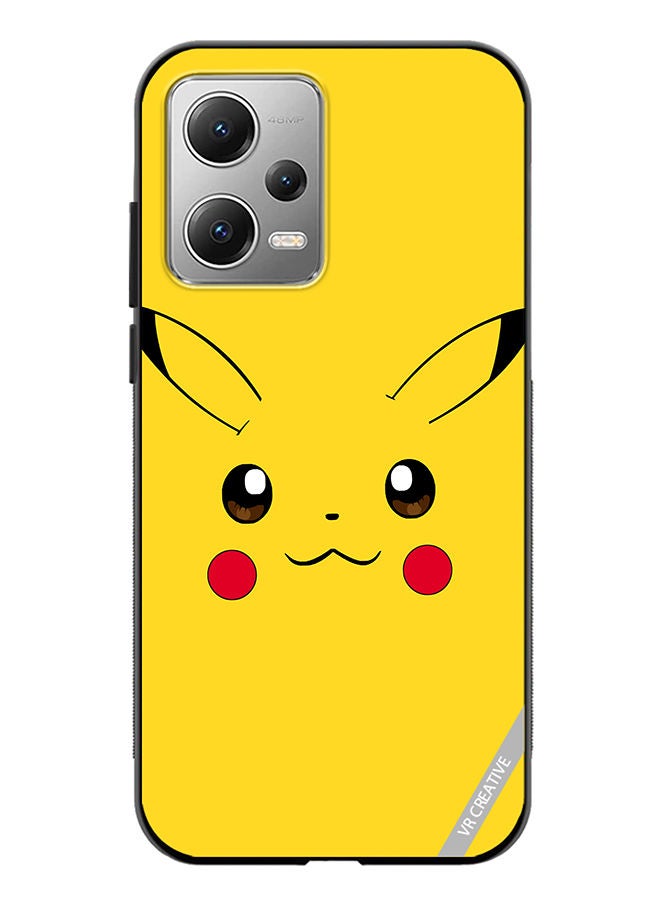 VR CREATIVE Protective Case Cover For Xiaomi Redmi Note 12 Pikachu Design Multicolour - Image 1