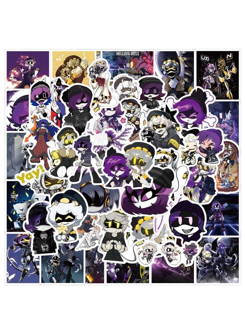 50 قطعة من ملصقات الفينيل المقاومة للماء بتصميم طائرات بدون طيار قاتلة