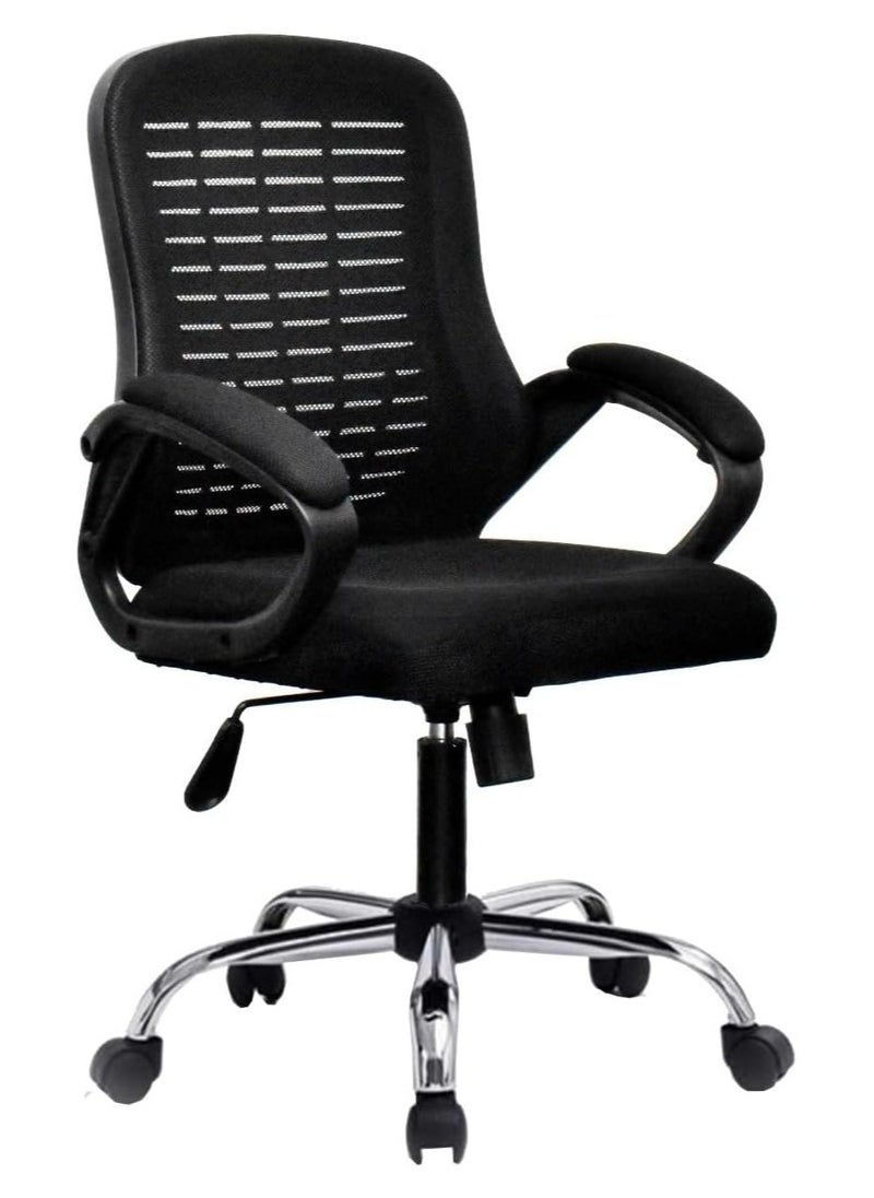 Generic - Generic Executive High Back Mesh Office Chair – Comfortable Design with Chrome Base & Arm Support - Image 1