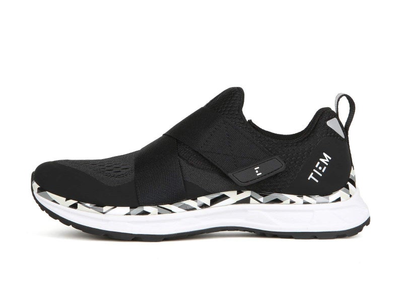 TIEM Slipstream - Black Geometric - Indoor Cycling Shoe, SPD Compatible (Women's Size 6.5) - Image 2