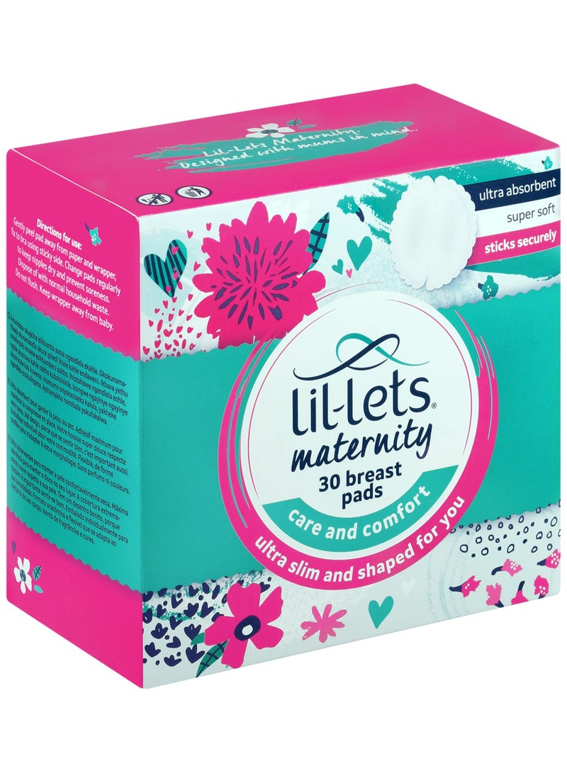 Lil-Lets Maternity Breast Pads 30S - Image 2