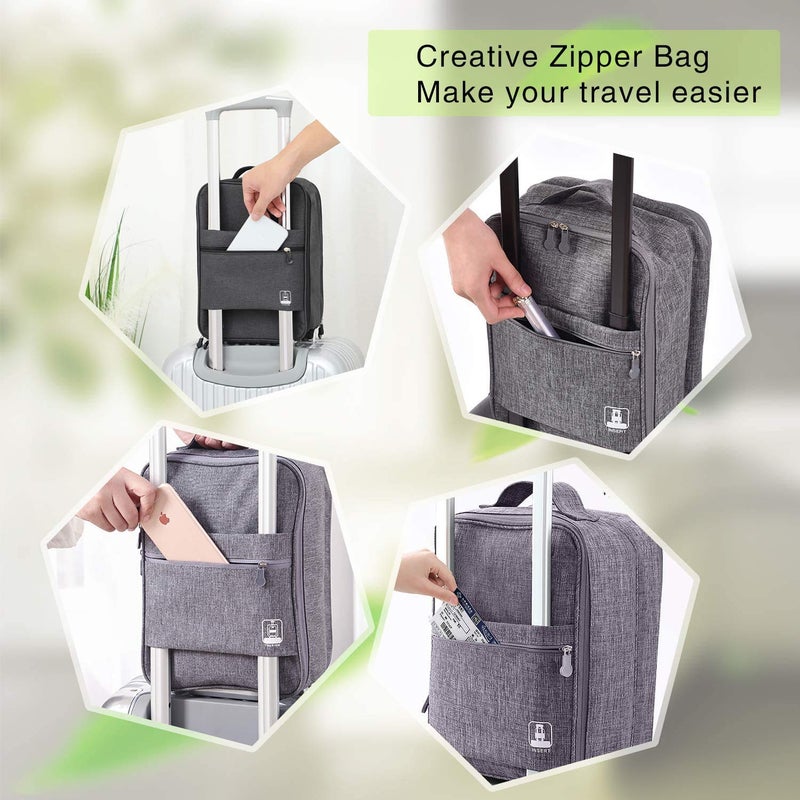 Handcuffs Travel Shoe Bag for Men and Women |Waterproof Footwear Organizer Pouch for Sandals, Slippers & Shoes | Storage |Packing Accessory for Luggage & Suitcases (Grey) - Image 5