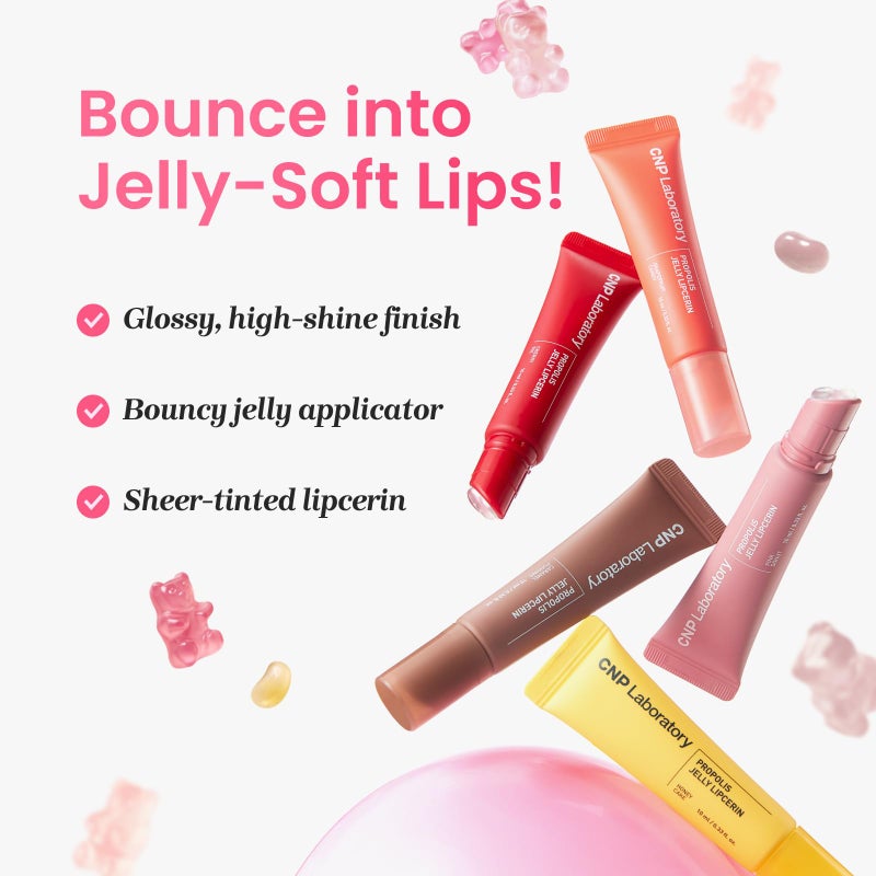 CNP Propolis Jelly Tinted Lipcerinâ„¢ - 04 Cherry Pie, Hydrating Lip Balm & Gloss with Manuka Honey + Hyaluronic Acid, Stocking Stuffers, Gifts for Women, 0.3 fl.oz. - Image 5