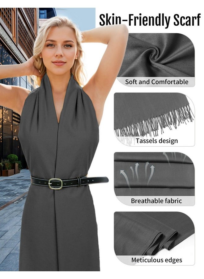 Genovega - Pashmina Rave Shawl And Cashmere Wraps Travel Shaw Scarf Shall Gift For Women Casual Mom Dress Cover Up Formal Dressy Airplane Chal Soft Autumn Wedding Womens Sheer Church Shawl For Evening Dresses - Image 1