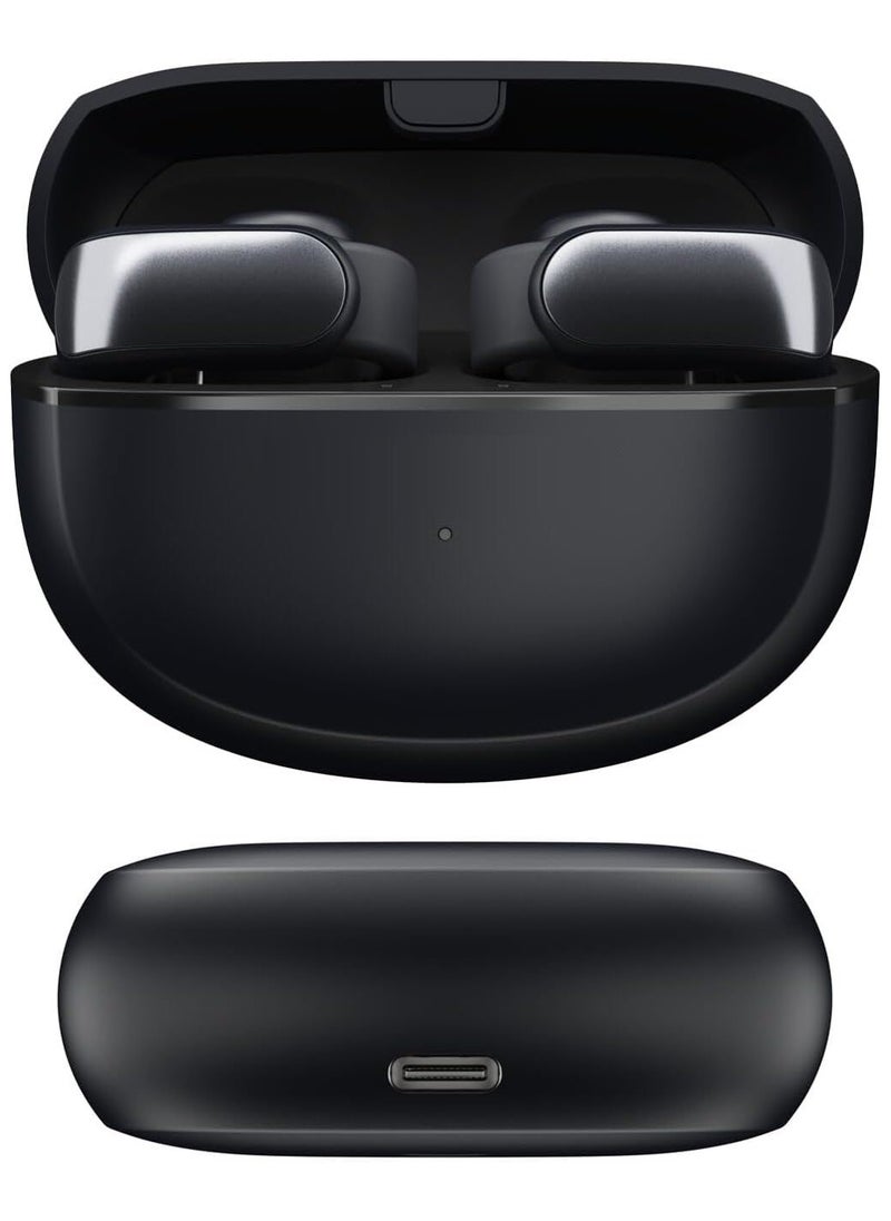 GUDOO Open Ear Headphones Wireless Earbuds Bluetooth, Open Earbuds with Open Audio Technology, Open Ear Wireless Earbuds, Up to 48 Hours of Battery Life, Black  - Image 3