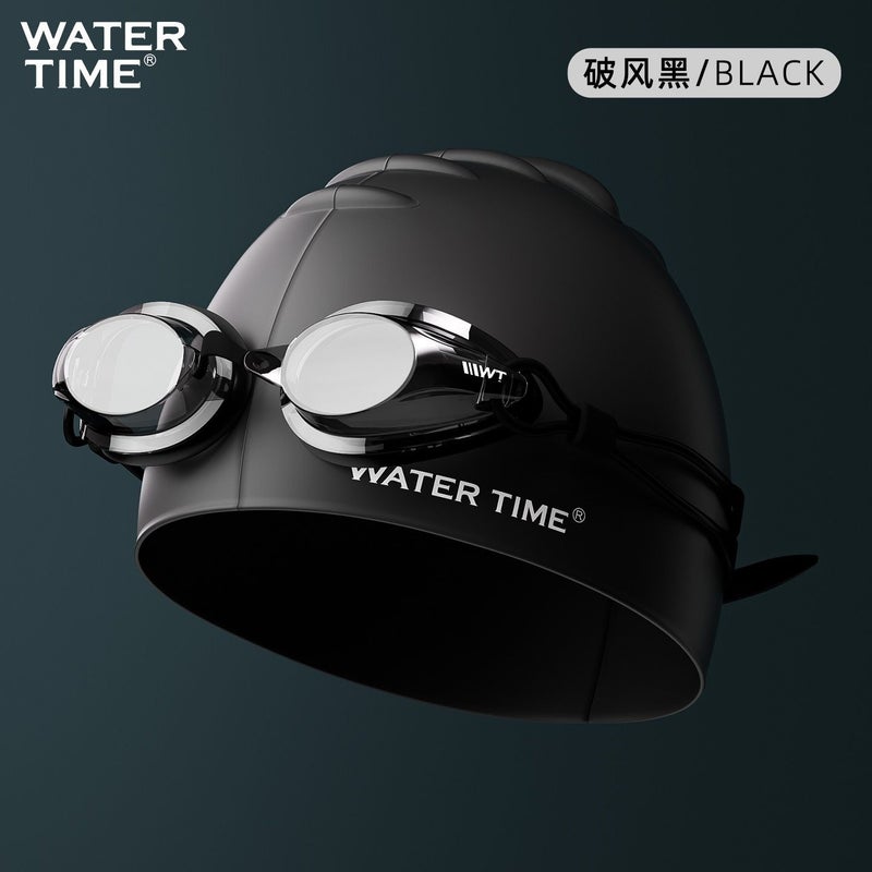 WATERTIME نظارات السباحة السباقية ووتر تايم – بتقنية البلازما، مقاومة احترافية للضباب والماء، عدسات عالية الوضوح، معتمدة من الاتحاد الدولي للسباحة (FINA) للرجال والنساء - Image 1