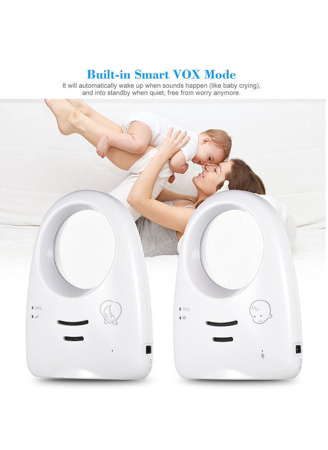 Generic - Portable 2.4GHz Wireless Digital Audio Baby Monitor One-Way Talk Crystal Clear Baby Cry Detector Sensitive Transmission - Image 1