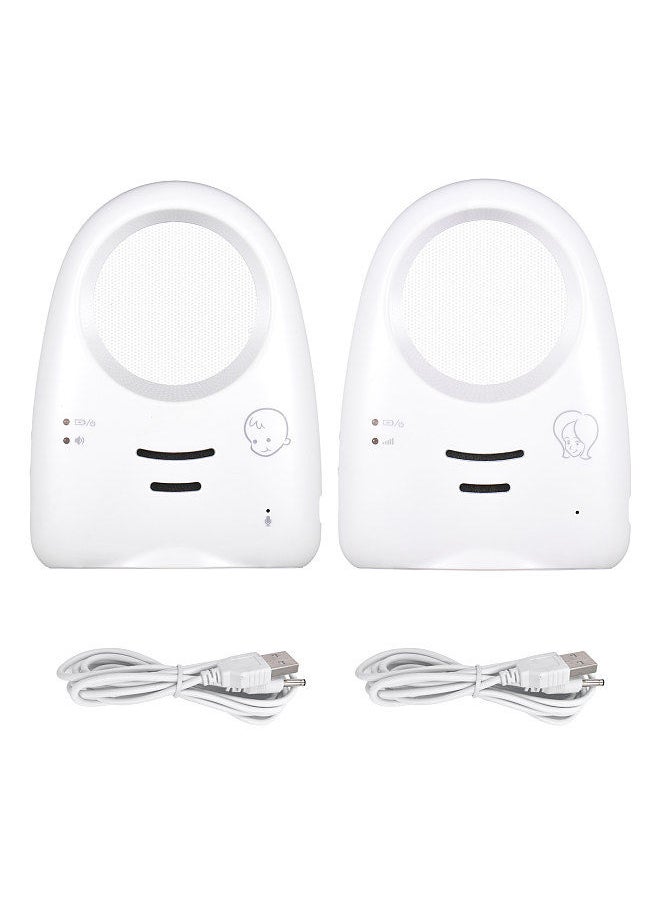 Generic - Portable 2.4GHz Wireless Digital Audio Baby Monitor One-Way Talk Crystal Clear Baby Cry Detector Sensitive Transmission - Image 1